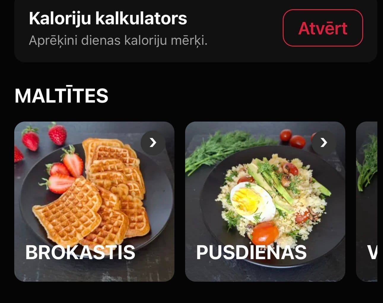 Create Me lietotne 3